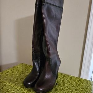 Gianni Bini Brown Leather Tall Boot 6.5 NIB